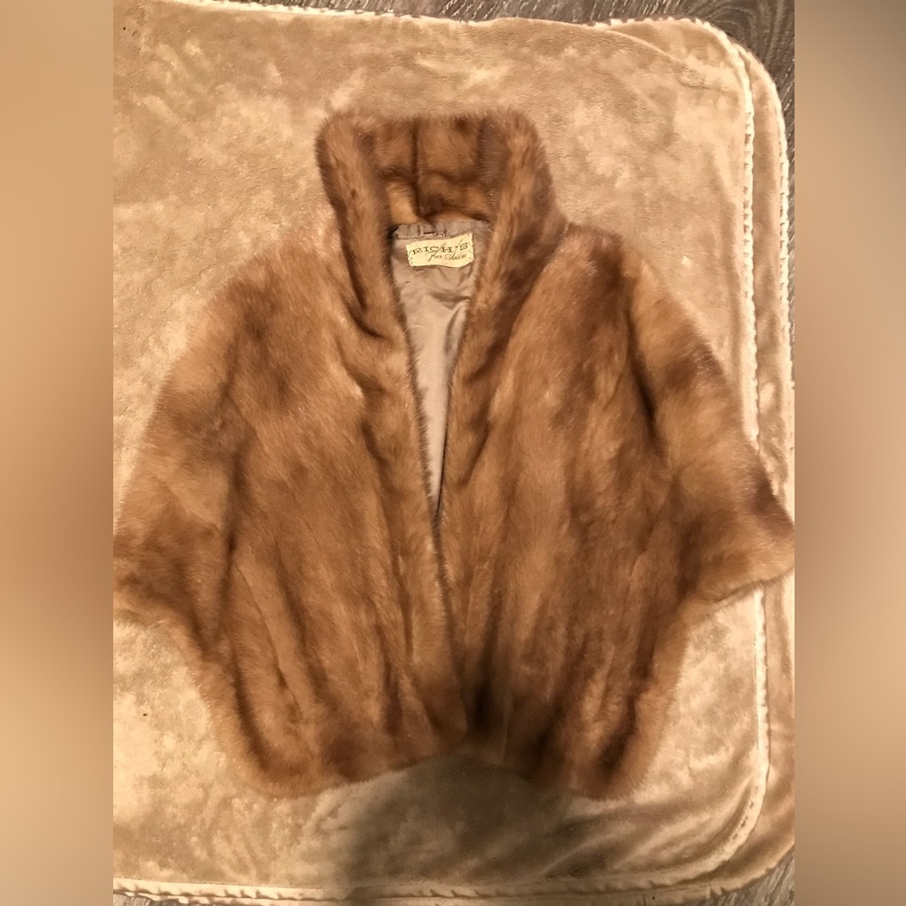 Mink Fur Stole womens